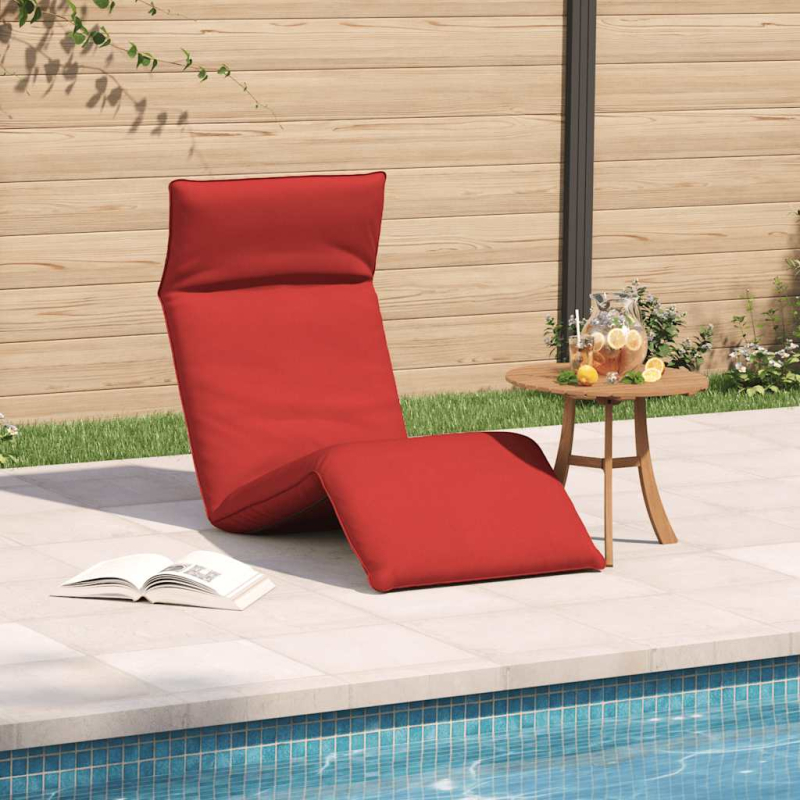 Sonnenliege Klappbar Rot 175x54x8,5 cm Oxford-Gewebe