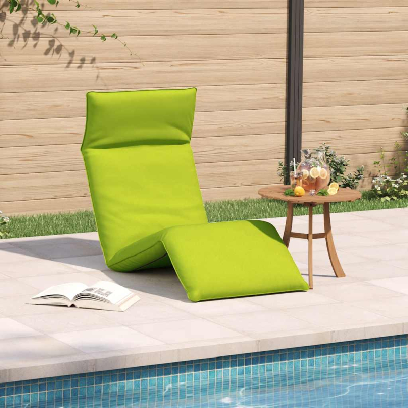Sonnenliege Klappbar Knallgrün 175x54x8,5 cm Oxford-Gewebe