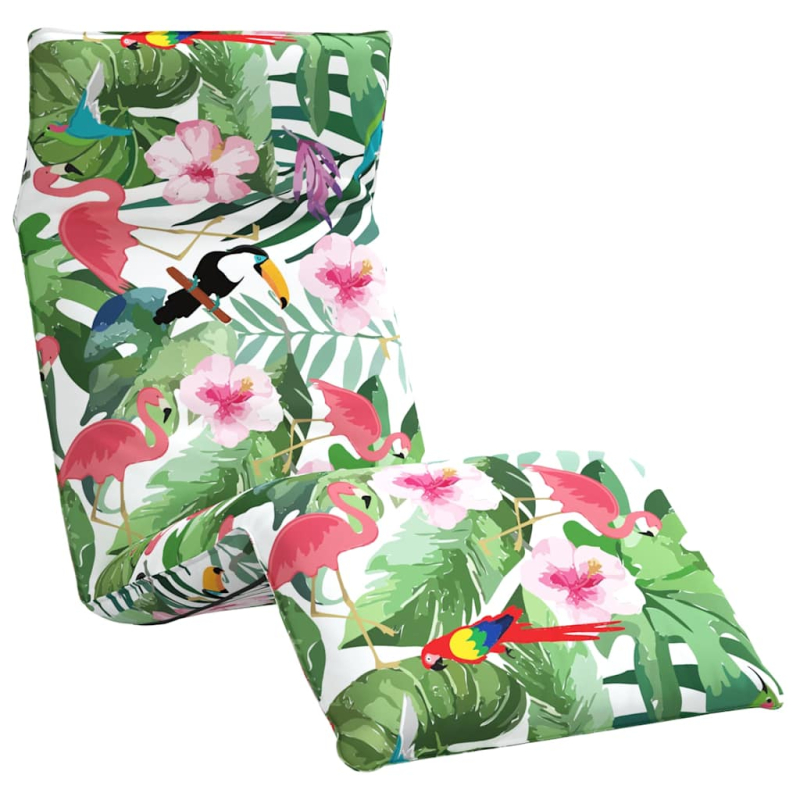 Sonnenliege Klappbar Mehrfarbig 175x54x8,5 cm Oxford-Gewebe