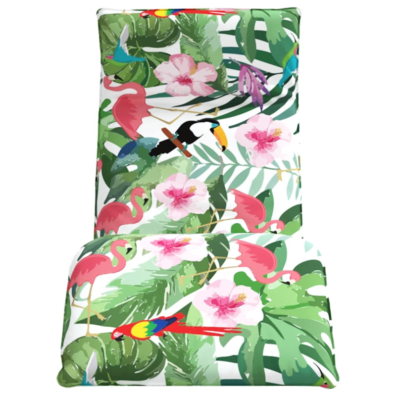 Sonnenliege Klappbar Mehrfarbig 175x54x8,5 cm Oxford-Gewebe