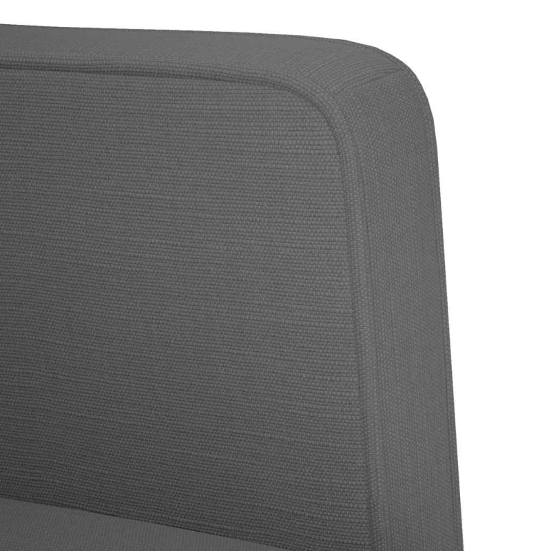 Sessel mit Armlehnen Dunkelgrau 53 cm Stoff
