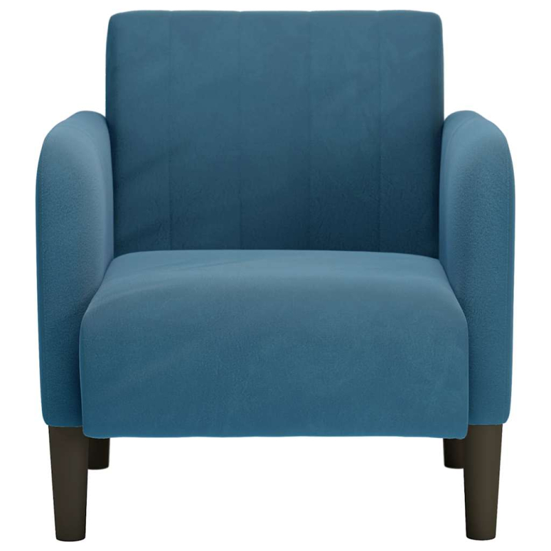 Sessel mit Armlehnen Blau 54 cm Samt