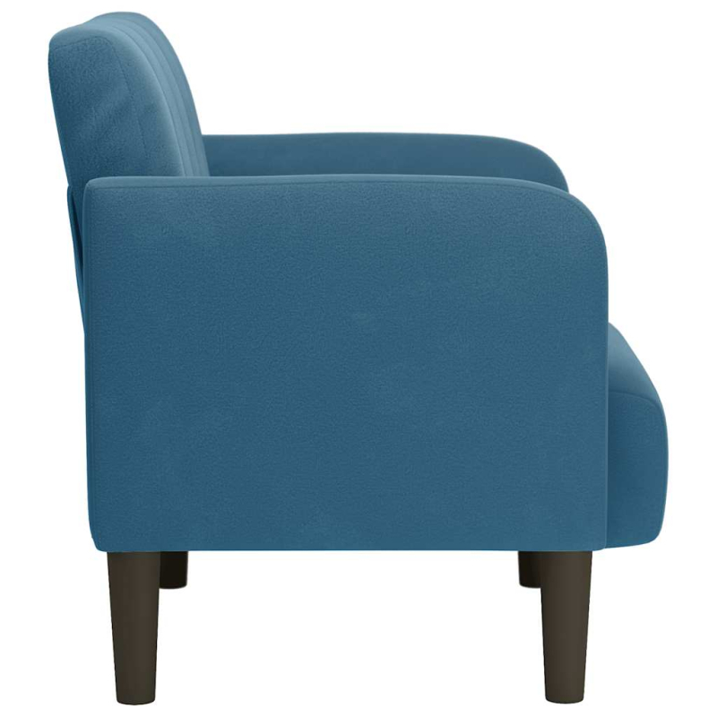 Sessel mit Armlehnen Blau 54 cm Samt