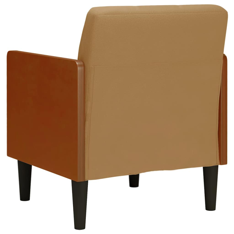 Sessel mit Armlehnen Braun 55 cm Samt