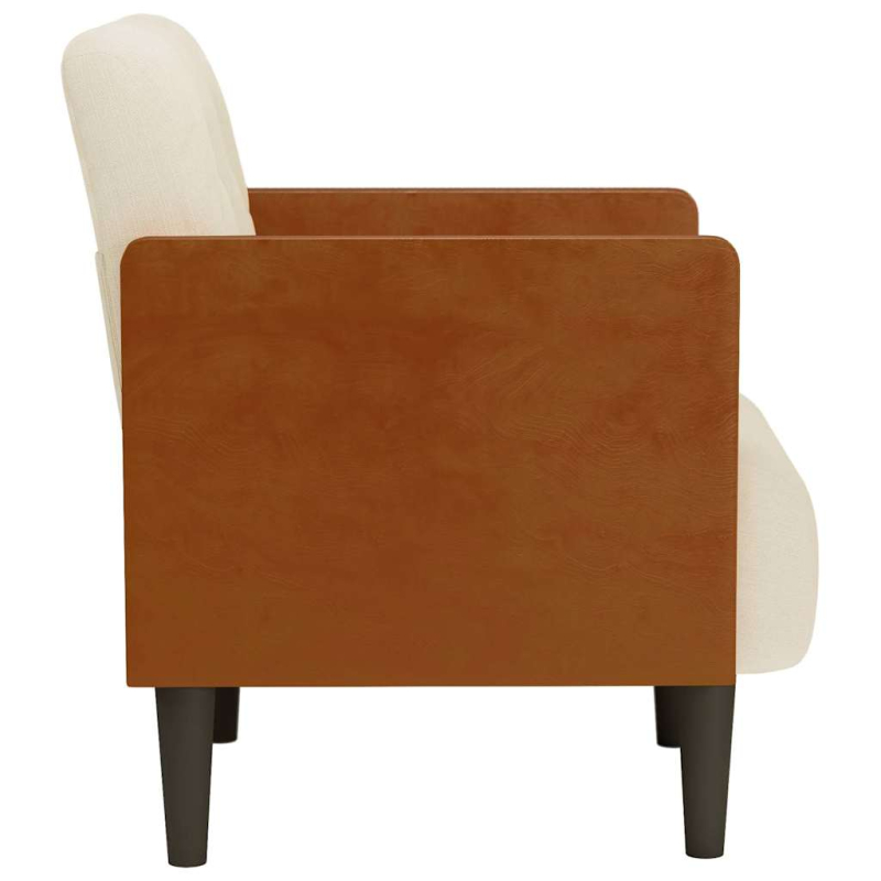 Sessel mit Armlehnen 55 cm Leinen