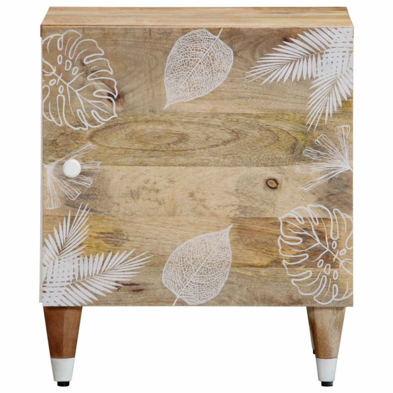 Nachttische 2 Stk. 40x33,5x46 cm Massivholz Mango