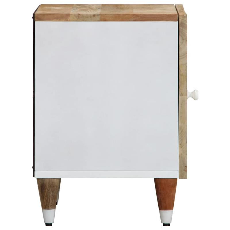 Nachttische 2 Stk. 40x33,5x46 cm Massivholz Mango
