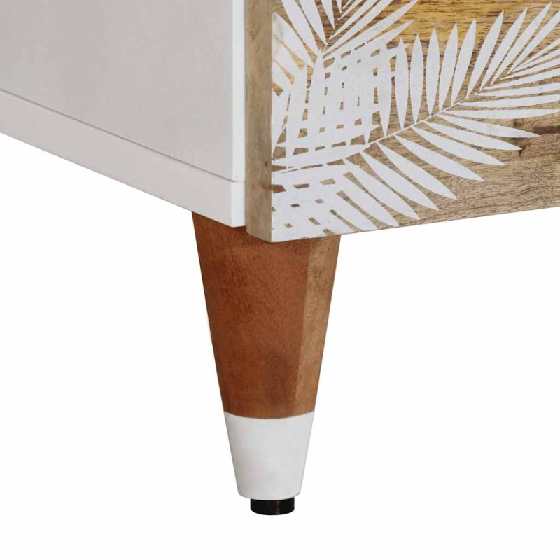 Nachttische 2 Stk. 40x33,5x46 cm Massivholz Mango