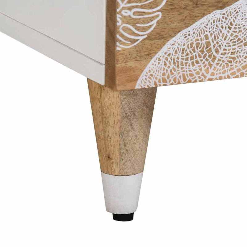 Nachttische 2 Stk. 40x33,5x46 cm Massivholz Mango