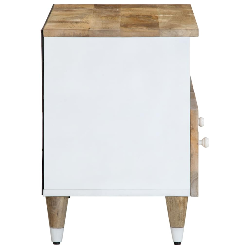 TV-Schrank 70x33,5x46 cm Massivholz Mango