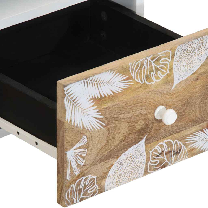 TV-Schrank 70x33,5x46 cm Massivholz Mango