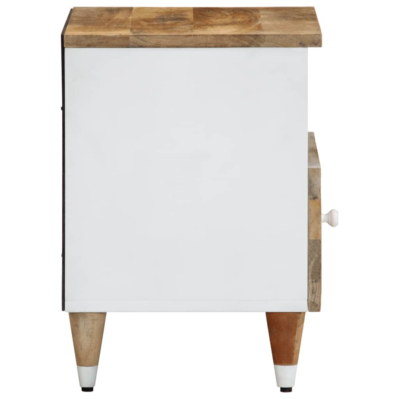 Nachttische 2 Stk. 40x33x46 cm Massivholz Mango