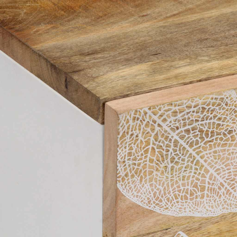 Couchtisch 100x54x40 cm Massivholz Mango