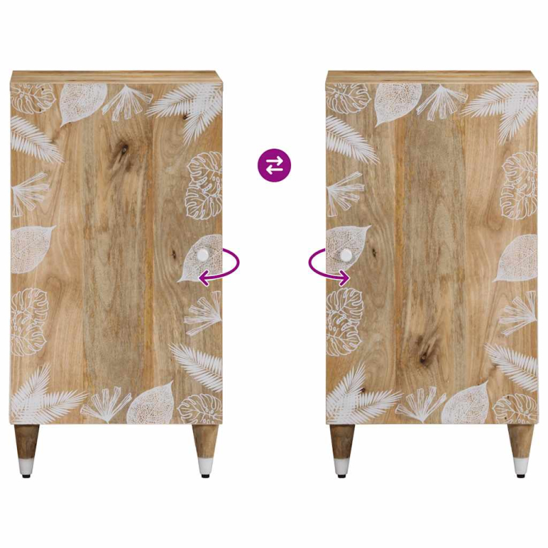 Sideboard 40x33,5x75 cm Massivholz Mango