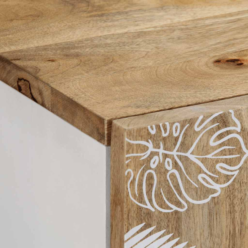Sideboard 40x33,5x75 cm Massivholz Mango