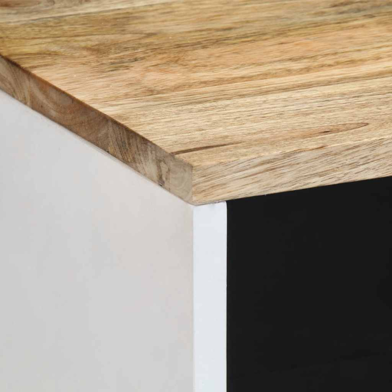 Sideboard 80x33,5x75 cm Massivholz Mango