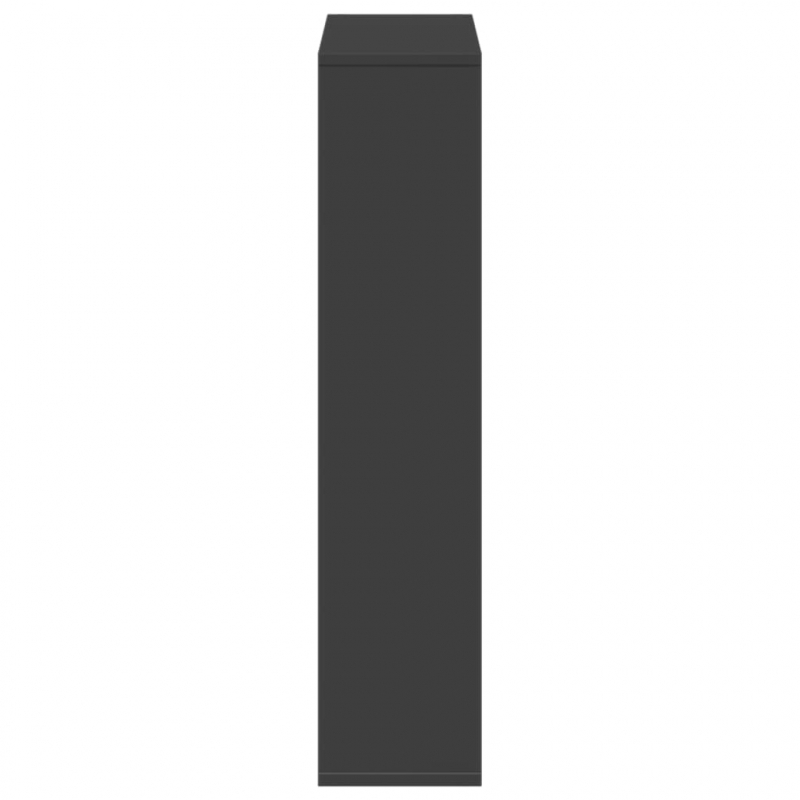 Bücherregal Schwarz 63x20x90 cm Holzwerkstoff