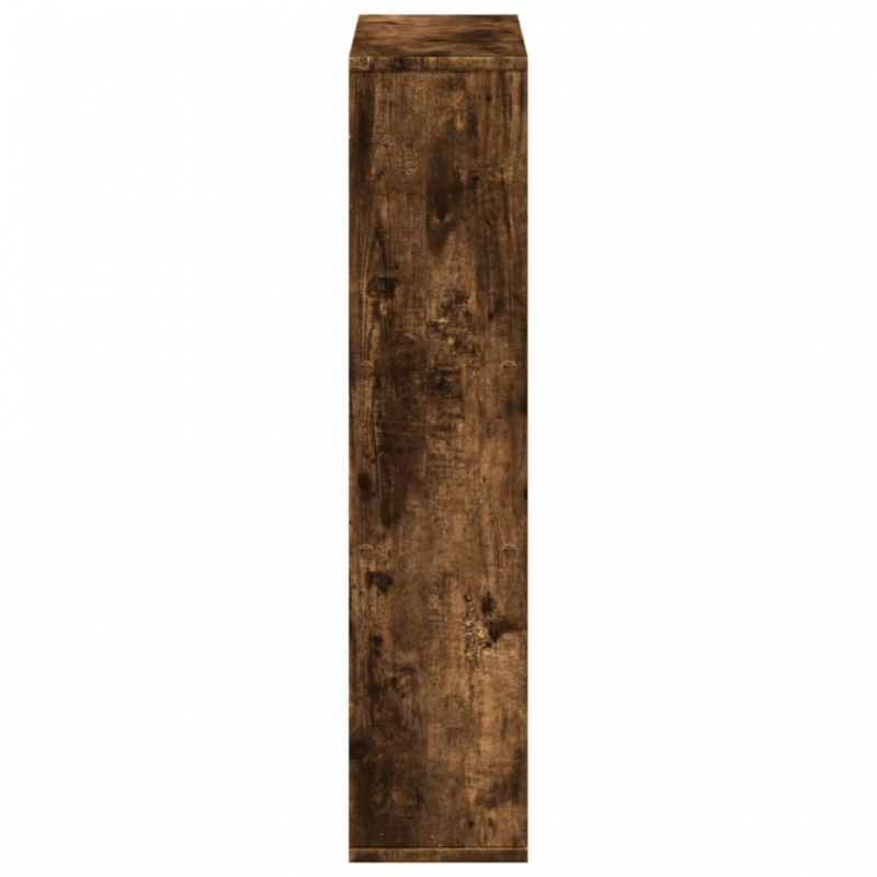 Bücherregal Räuchereiche 63x20x90 cm Holzwerkstoff