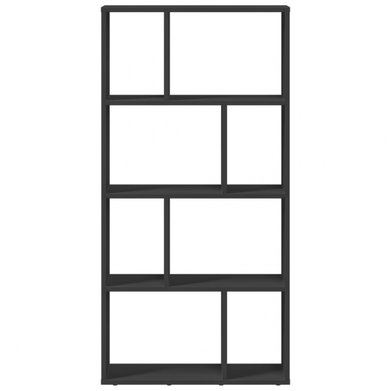 Bücherregal Schwarz 60x20x120 cm Holzwerkstoff