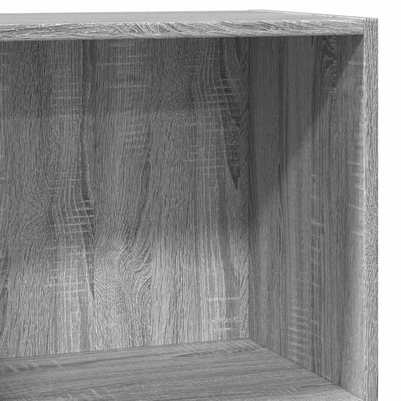 Bücherregal Grau Sonoma 40x24x76 cm Holzwerkstoff