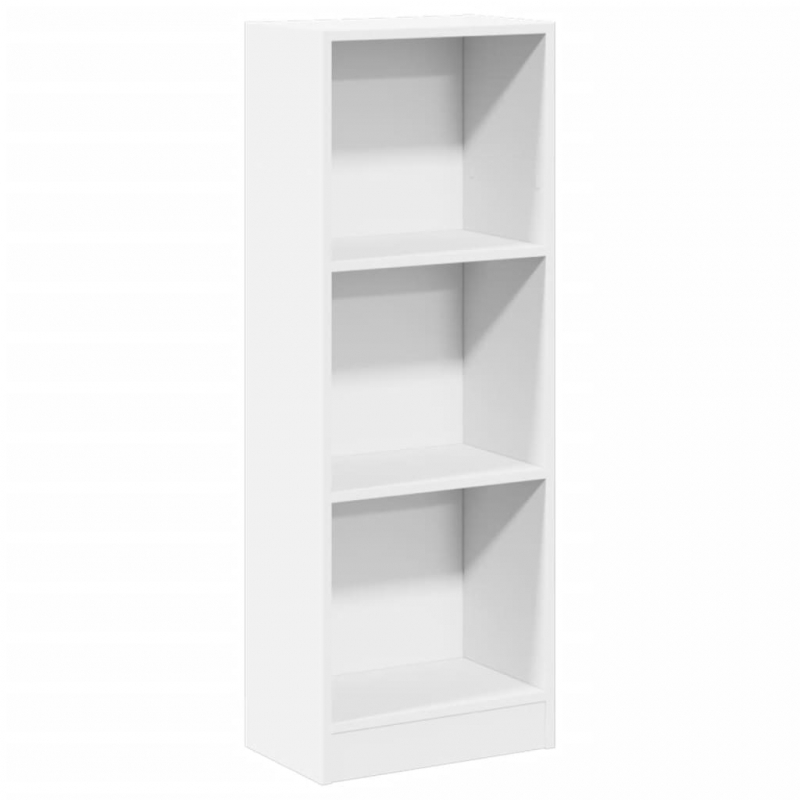 Bücherregal Weiß 40x24x109 cm Holzwerkstoff
