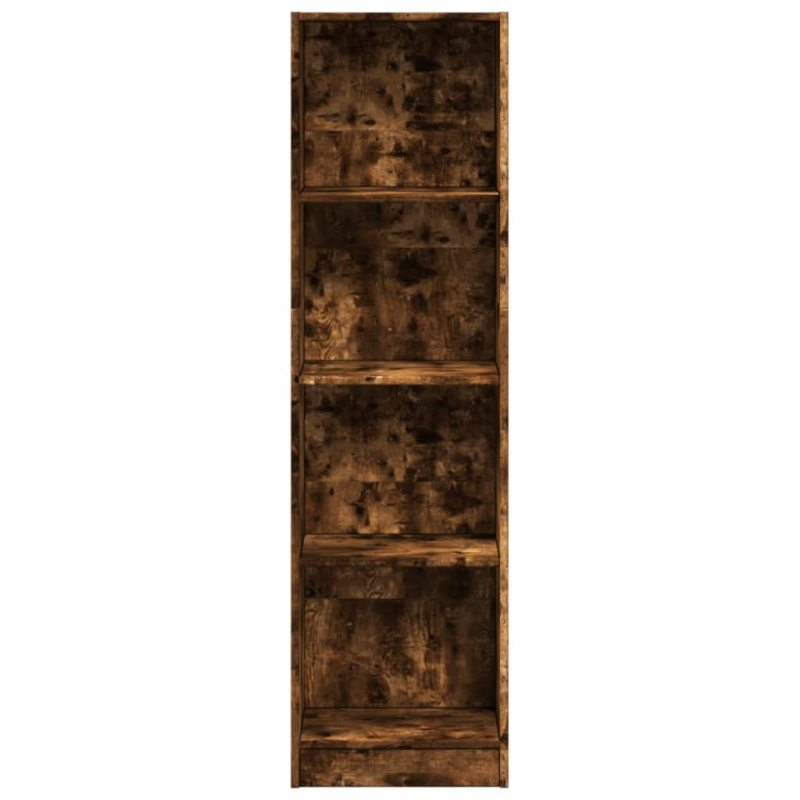 Bücherregal Räuchereiche 40x24x143 cm Holzwerkstoff
