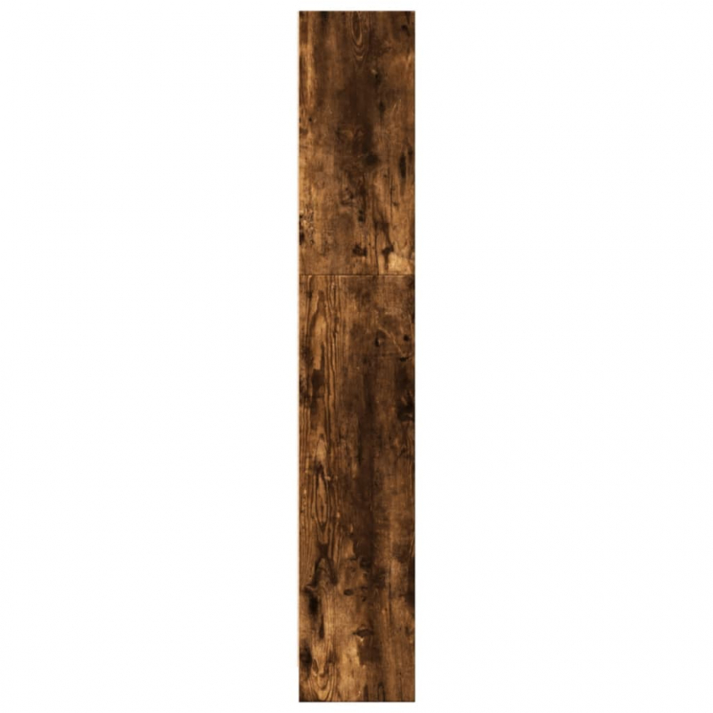 Bücherregal Räuchereiche 40x24x143 cm Holzwerkstoff