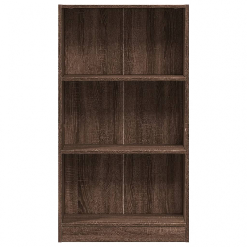 Bücherregal Braun Eichen-Optik 60x24x109 cm Holzwerkstoff