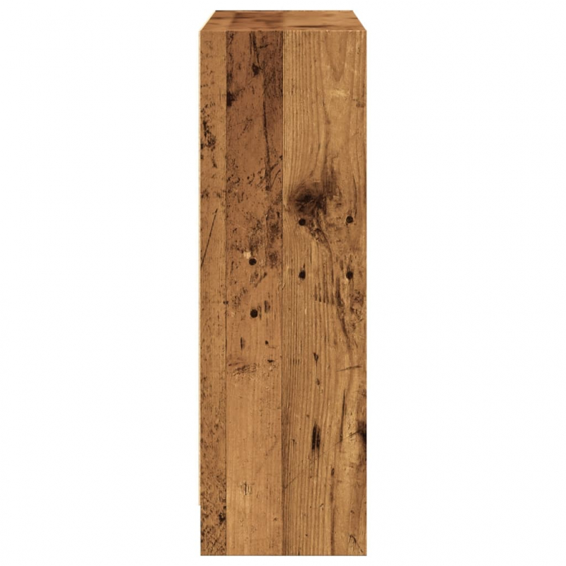 Bücherregal Altholz-Optik 80x24x76cm Holzwerkstoff