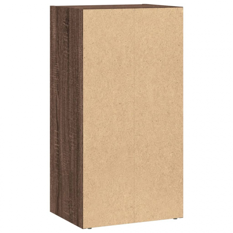 Bücherregal Braun Eichen-Optik 40x30x77 cm Holzwerkstoff