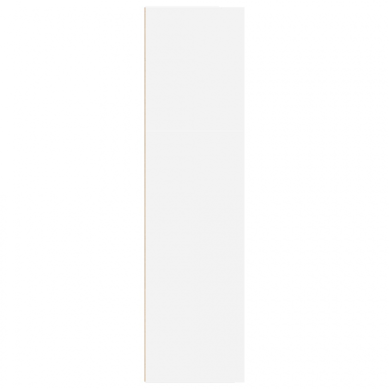 Bücherregal Weiß 40x30x114 cm Holzwerkstoff