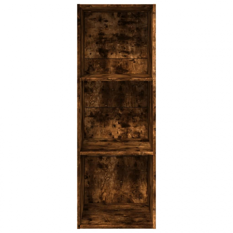 Bücherregal Räuchereiche 40x30x114 cm Holzwerkstoff