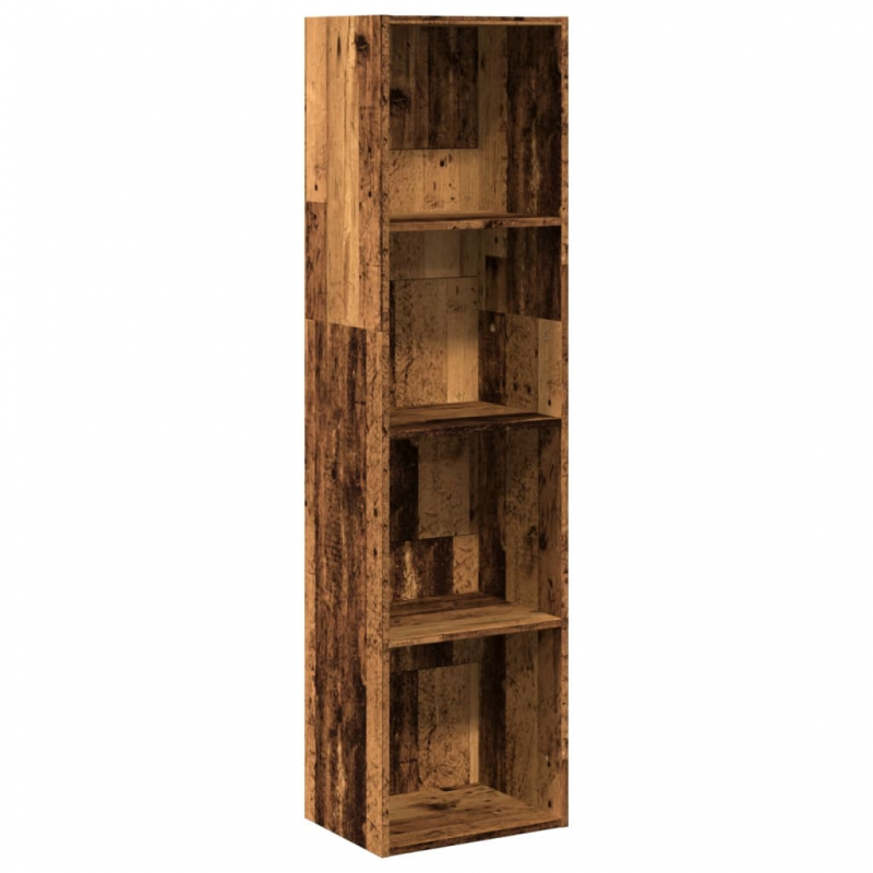Bücherregal Altholz-Optik 40x30x152 cm Holzwerkstoff