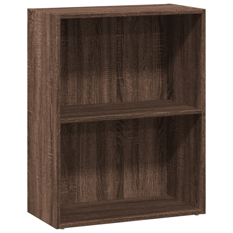 Bücherregal Braun Eichen-Optik 60x30x77 cm Holzwerkstoff