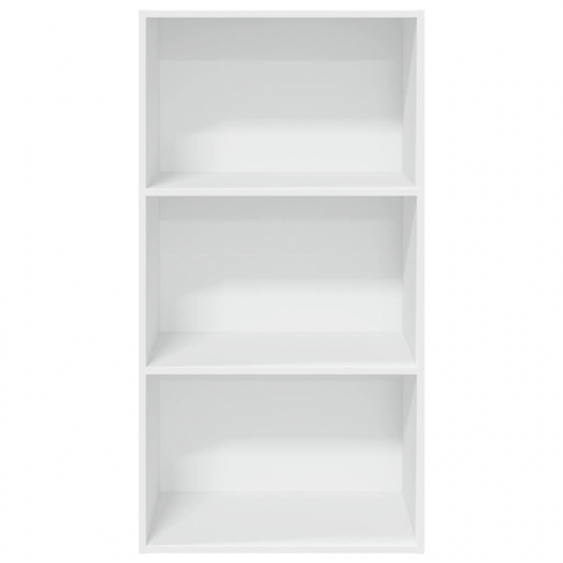 Bücherregal Weiß 60x30x114 cm Holzwerkstoff