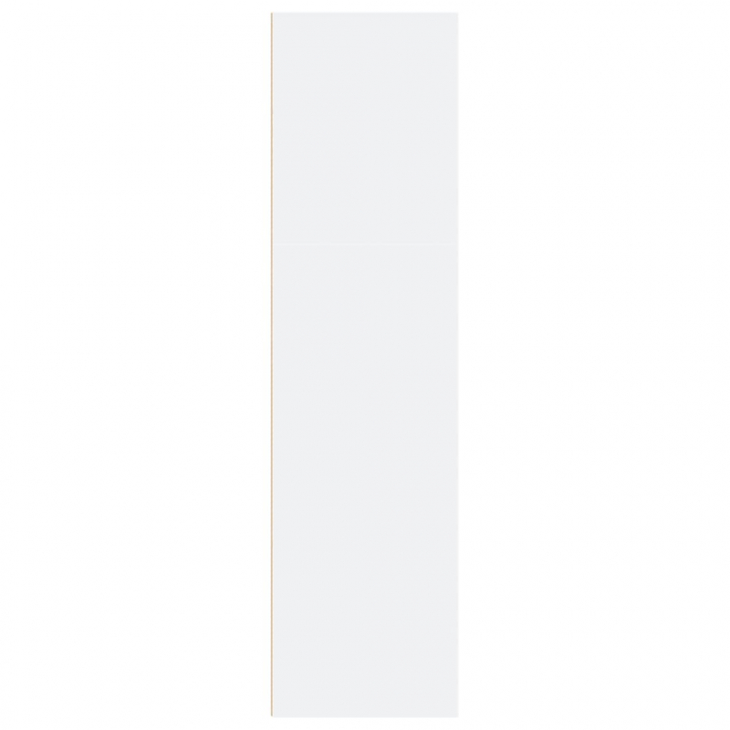 Bücherregal Weiß 60x30x114 cm Holzwerkstoff