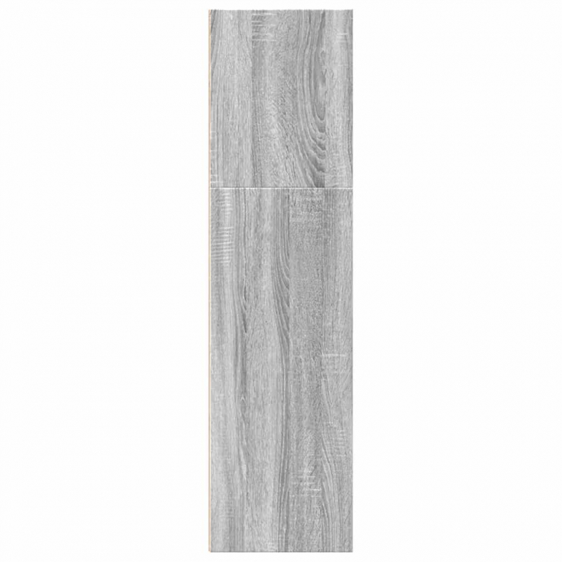 Bücherregal Grau Sonoma 60x30x114 cm Holzwerkstoff