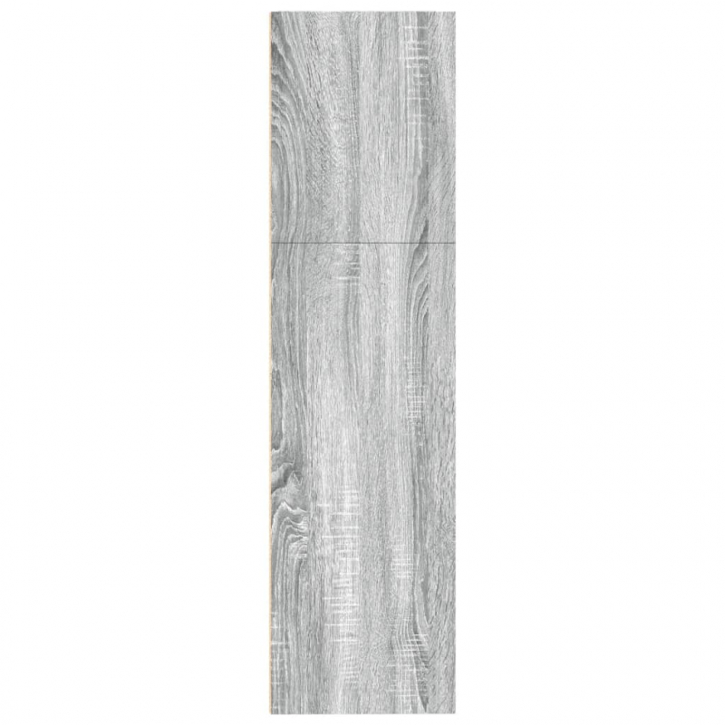 Bücherregal Grau Sonoma 80x30x114 cm Holzwerkstoff