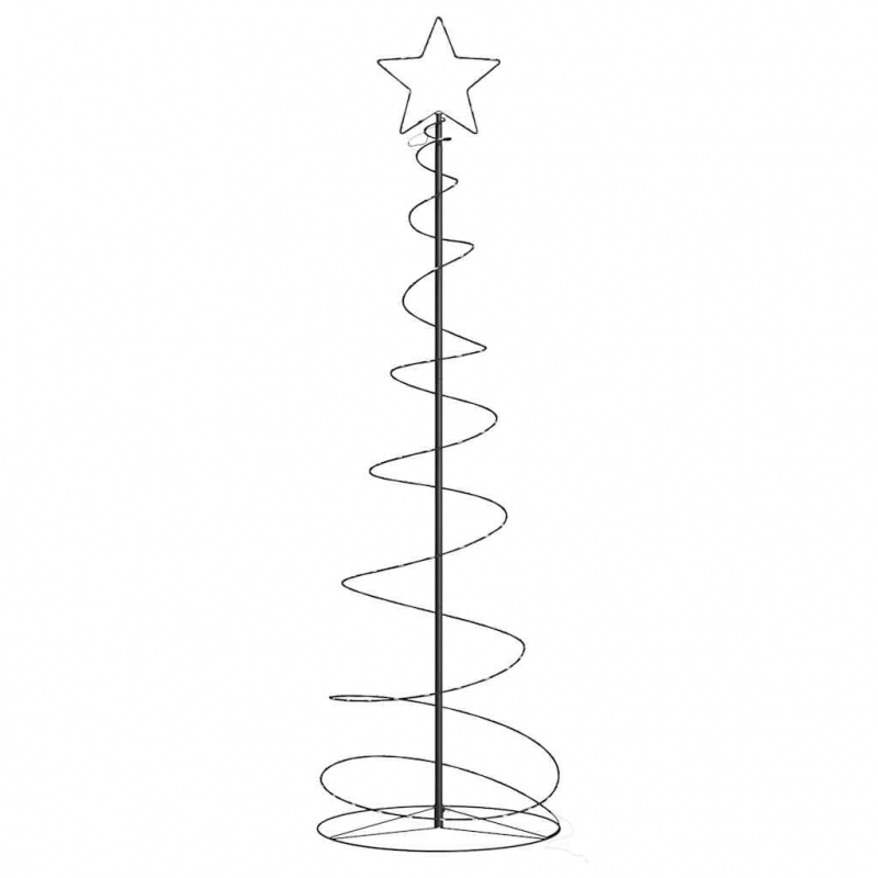 Weihnachtsbaum Kegelform 120 LEDs Warmweiß 180 cm