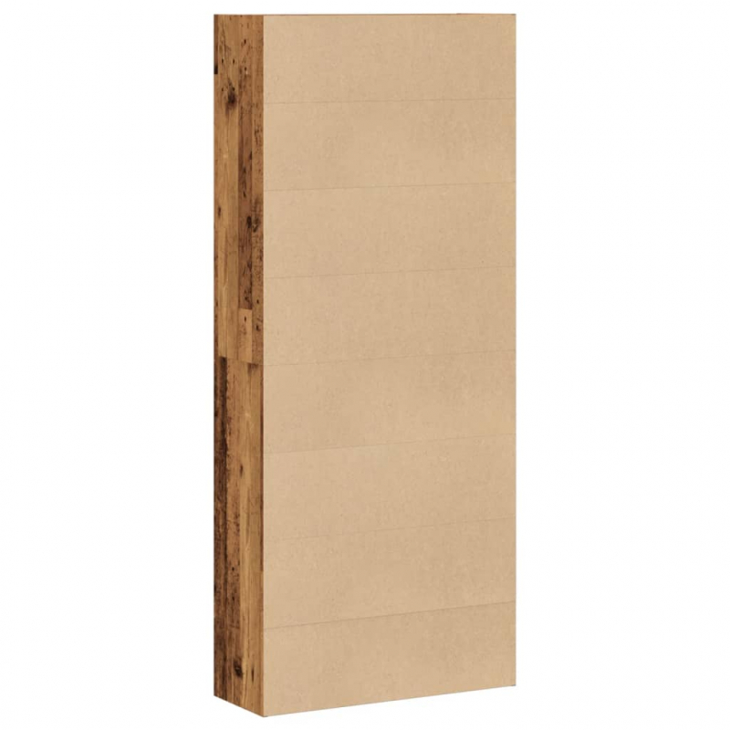 Bücherregal Altholz-Optik 80x30x189 cm Holzwerkstoff