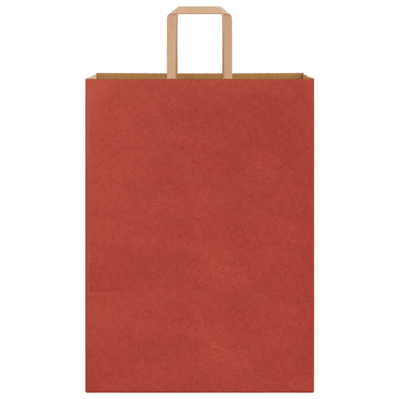 Papiertragetaschen 250 Stk. mit Henkeln Rot 32x17x44 cm