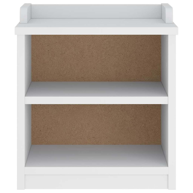 Flurbank SANDNES Weiß 45x40x50 cm Massivholz Kiefer