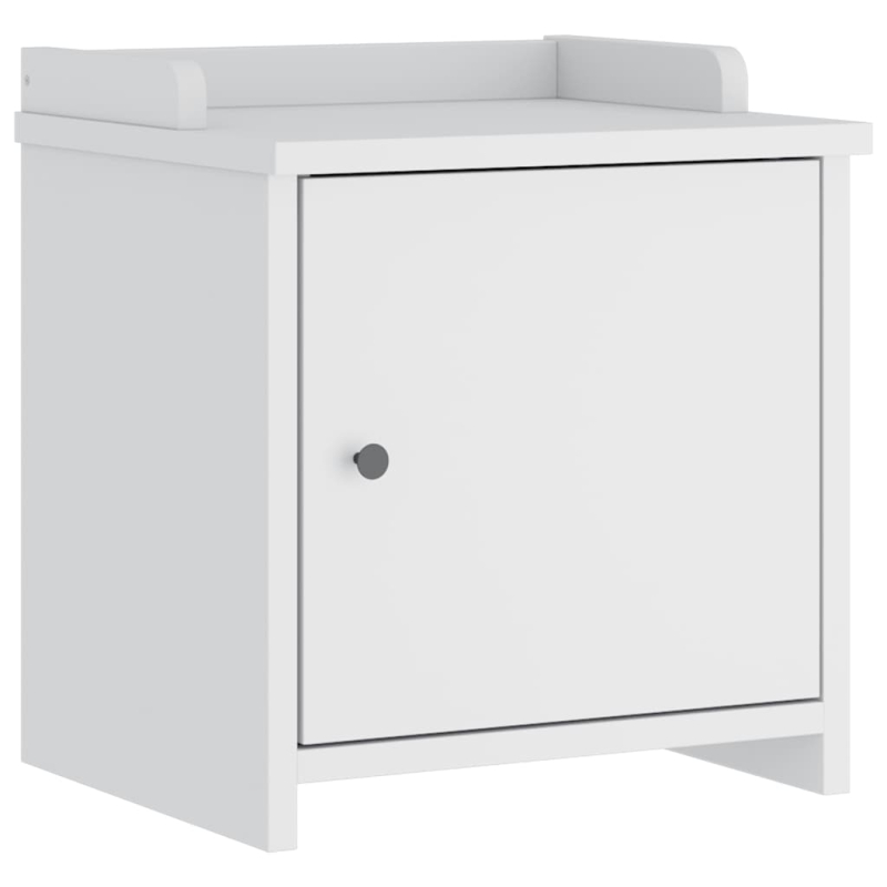 Flurbank SANDNES Weiß 45x40x50 cm Massivholz Kiefer