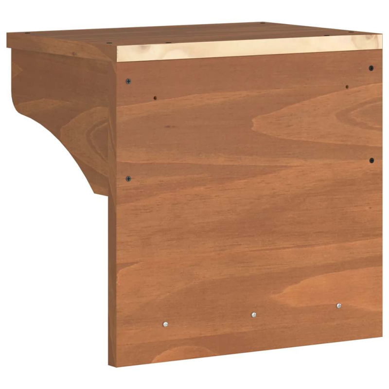 Wandgarderobe SANDNES 43x30x42 cm Massivholz Kiefer