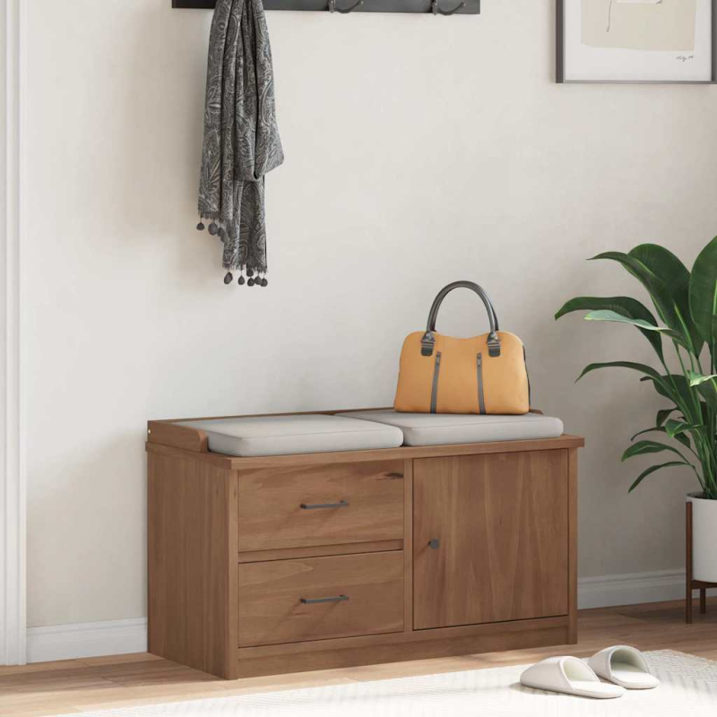 Flurbank SANDNES 87x40x50 cm Massivholz Kiefer