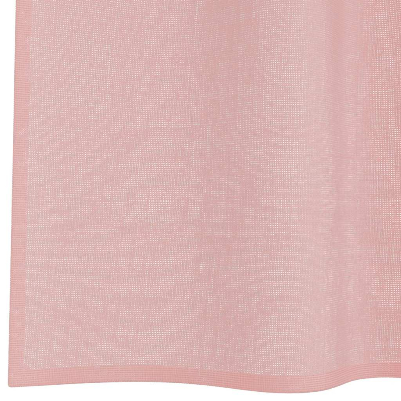 Voile Vorhänge mit Ösen 2 Stk. Rosa 140x245 cm