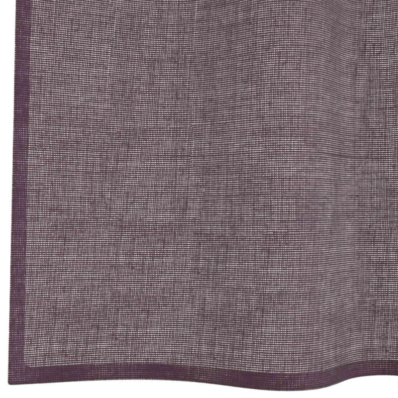 Voile Vorhänge mit Ösen 2 Stk. Lila 140x245 cm