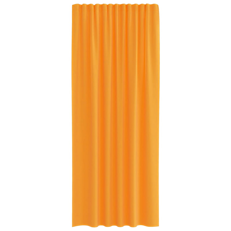 Voile Vorhänge mit Schlaufen 2 Stk. Orange 140x225 cm