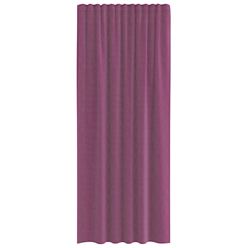 Voile Vorhänge mit Schlaufen 2 Stk. Lila 140x245 cm