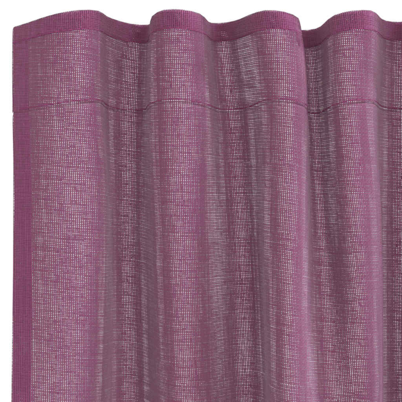 Voile Vorhänge mit Schlaufen 2 Stk. Lila 140x260 cm